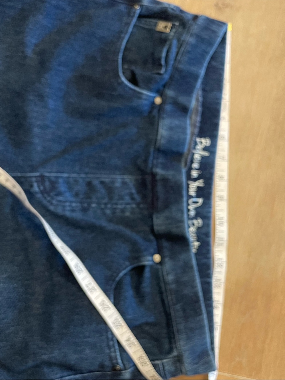Belle by Kim Gravel Women’s Skinny Jeans - Dark Blue - Picture 2 of 5